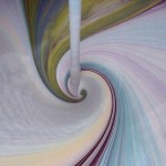 swirly paint mixing