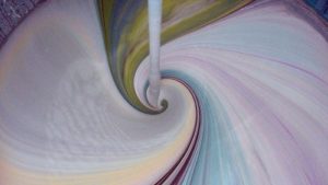 swirly paint mixing